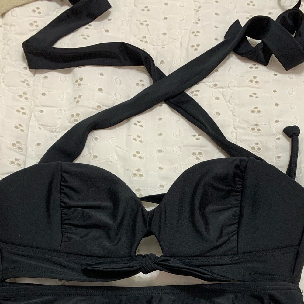black bathing suit